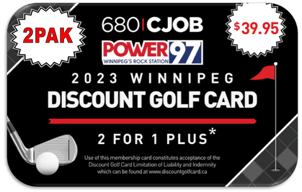 2023 Winnipeg Discount Golf Card (Dynamic Duo)