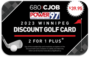 2023 Winnipeg Discount Golf Card (Single)