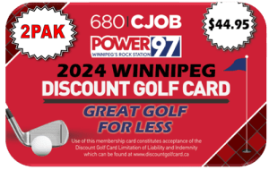 2024 Winnipeg Discount Golf Card (Dynamic Duo)