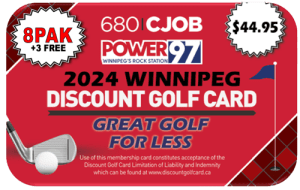 2024 Winnipeg Discount Golf Card (Eight is Great)