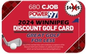 2024 Winnipeg Discount Golf Card (Flash Sale)